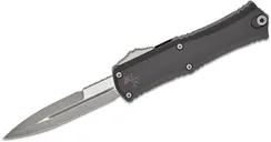 Microtech Mini Hera II Apocalyptic OTF Bayonet Point Knife, Black - 1701M-10APRD - Microtech Knives