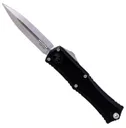 Microtech Mini Hera II D/E OTF Bayonet Point Knife, Black - 1702M-10 - Microtech Knives