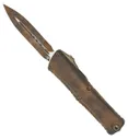 Microtech Combat Troodon D/E Gen III OTF Bayonet Point Knife, Plague Outbreak - 1142-1PLOBS - Microtech Knives