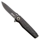 Elite Tactical Readiness Folding Drop Point Knife, Black - ET-A001BKCS - Elite Tactical