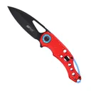MTech USA A2003 Folding Drop Point Knife, Red - MT-A2003R - Mtech