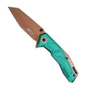 MTech USA A2034 Folding Reverse Tanto Knife, Anodized Green - MT-A2034GN - Mtech