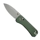 WE Knife Co. Banter 2 Drop Point Knife, Green Canvas Micarta -  WE23075_3 - We Knife Co.