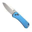 WE Knife Co. Banter 2 Drop Point Knife, Blue Aluminum - WE23075-1 - We Knife