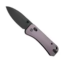 WE Knife Co. Banter 2 CPM S35VN Drop Point Knife, Purple Aluminum - WE23075-2 - WE Knife