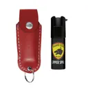 Guard Dog Soft Case Pepper Spray w/ Keychain, Red - PS-GDSC-RD - Guard Dog