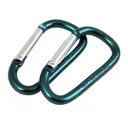 Coghlan's 6mm Mini Carabiner Set of 2, Green - 2465 - Coghlans