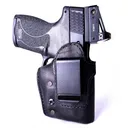 Urban Carry Lockleather RMR 218 IWB Right Hand Leather Holster, Black - LL-IWB-RMR-218-BK-R - Urban Carry Holsters