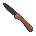 CIVIVI Elementum Drop Point Slip Joint Knife, Guibourtia - C18062AJ-3 - CIVIVI Knives