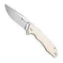SENCUT Sylor Folding Clip Point Knife, Ivory - S25056-2 - Sencut Knives