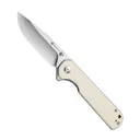 SENCUT Aetheris Folding Clip Point Knife, Ivory - S24095-1 - Sencut