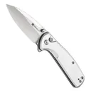 SENCUT ArcBlast Folding Drop Point Knife, Silver - S22043B-2 - Sencut