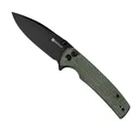 SENCUT Sachse Folding Drop Point Knife, Green - S21007-2 - Sencut Knives