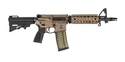 PSA Sabre-18 Mod S 10.3" 300BLK 1:5 CHF CL with Quad Rail Pistol w/ HAR-15 Brace, FDE Anodized - Palmetto State Armory