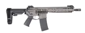 LWRC IC A5 10.5" .300 BLACKOUT AR Pistol W/ SBA3 BRACE, TUNGSTEN GREY - LWRC