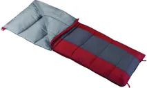 Wenzel Lakeside 40-50 Degree Sleeping Bag, Red/Gray - 7409419 - Wenzel