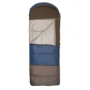 Wenzel Monterey 30-40 Degree Sleeping Bag, Brown/Blue - 74941320 - Wenzel
