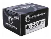 Scorpion 40 S&W 180gr JHP Ammo, 20rds - 40180JHPS20 - Scorpion Ammo