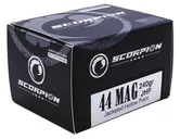 Scorpion 44 Magnum 240gr JHP Ammo, 20rds - 44M240JHPS20 - Scorpion Ammo