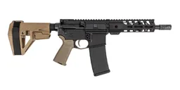 PSA 8.5" Pistol Length 300BO 1/7 Nitride 7" Lightweight  MLOK MOE EPT SBA5 Pistol, FDE - Palmetto State Armory
