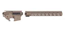 Sabre-15 Builder Set - 15" QDSM Rail, FDE - Sabre