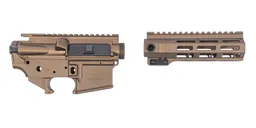 Sabre-15 Builder Set - 6.75" QDSM Rail, Burnt Bronze - Sabre