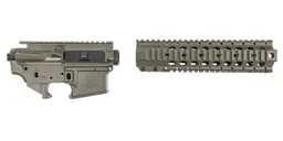 Sabre-15 Builder Set - 9.75" Quad Rail, Moss Green - Sabre