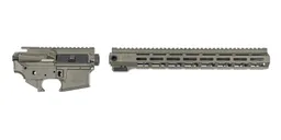 Sabre-15 Builder Set - 15" QDSM Rail, Moss Green - Sabre