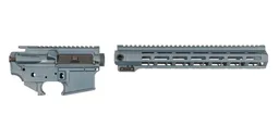 Sabre-15 Builder Set - 13" QDSM Rail, Blue Titanium - Sabre