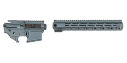Sabre-15 Builder Set - 15" QDSM Rail, Blue Titanium - Sabre