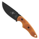 TOPS Knives 3 Pointer Fixed Blade Knife, Tan Canvas Micarta - 3PR-02 - TOPS Knives