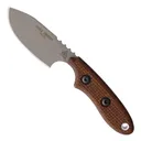 TOPS Knives Bull Trout Fixed Blade Knife, Brown Burlap Micarta - BLTT-01 - TOPS Knives