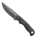 TOPS Knives Tex Creek Fixed Blade Knife, Black Canvas Micarta- TEX4-02 - TOPS Knives