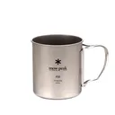 Snow Peak Titanium Single 450 Cup Camping Mug, Silver - MG-143 - Snow Peak