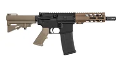 PSA 7" 300 Blackout Nitride 6" Lightweight  M-Lok Classic Stealth HAR-15 Pistol, FDE - Palmetto State Armory