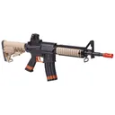 Game Face Elite Renegade Spring Powered Airsoft Rifle, California Compliant, FDE/Black - GFR37-CA - Game Face