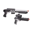 Game Face Ghost Eraser Shotgun/Pistol Airsoft Kit, Grey/Black - GFSGPKTG - Game Face