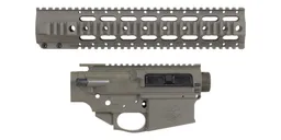 Sabre-10 Builder Set - 12.5" Quad Rail, Moss Green - Sabre