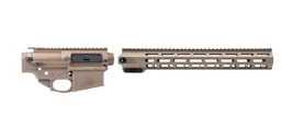 Sabre-10 Builder Set - 15" QDSM Rail, FDE - Sabre