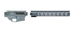 Sabre-10 Builder Set - 15" QDSM Rail, Blue Titanium - Sabre