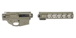 Sabre-10 Builder Set - 10.5" QDSM Rail, Moss Green - Sabre