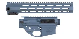 Sabre-10 Builder Set - 12.5" QDSM Rail, Blue Titanium - Sabre