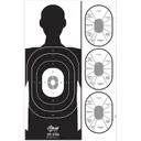 EZ Aim Handgun Trainer Target & Backer - Corrugated - 23 X 35 - 15737 - EZ AIM