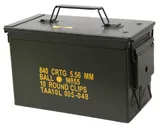 Surplus Grade A 50 Cal. Metal Ammo Cans, OD Green - SP9102 - Rothco