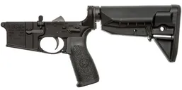 Bravo Company BLEM Complete Lower Receiver w/ Mod-0 SOPMOD Stock, Black - Bravo Company Manufacturing
