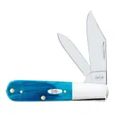Case Sawcut Jig Barlow, Caribbean Blue Bone - Case Knives
