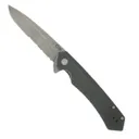 Case Kinzua Serrated Spear Point Folding Knife, OD Green - Case Knives
