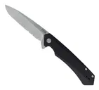 Case Kinzua Serrated Spear Point Folding Knife, Black - Case Knives