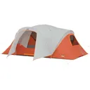 CORE Extended Dome Plus 9-Person Tent with Vestibule, Orange/Gray - 40270 - Core Equipment