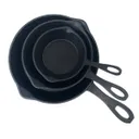 Bayou Classic 3-pc Cast Iron Skillet Set - 6-in, 8-in, 10-in - 7403 - Bayou Classic